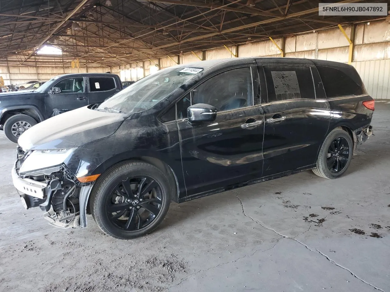 2018 Honda Odyssey Elite VIN: 5FNRL6H90JB047892 Lot: 80114944