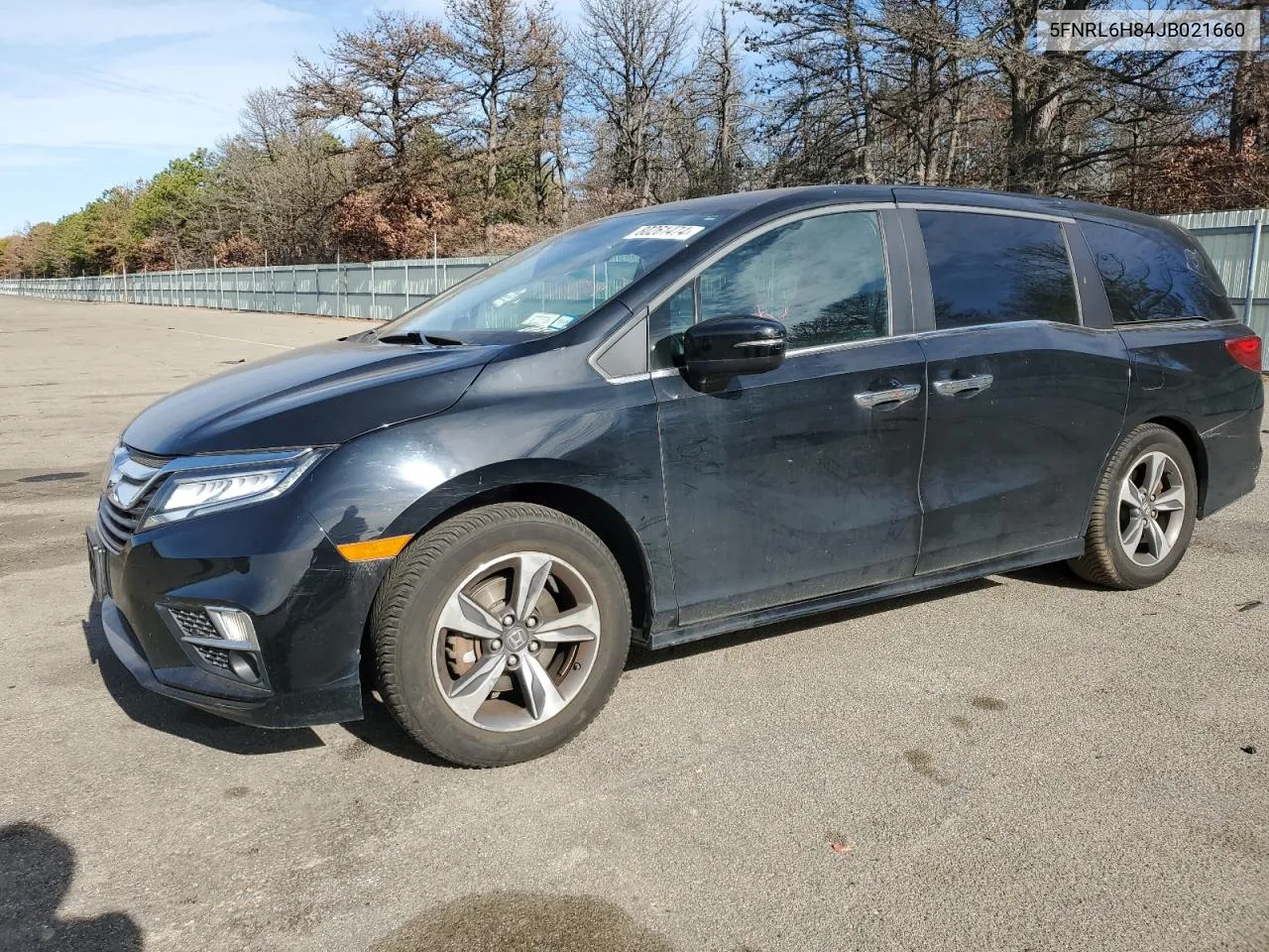 2018 Honda Odyssey Touring VIN: 5FNRL6H84JB021660 Lot: 80261474