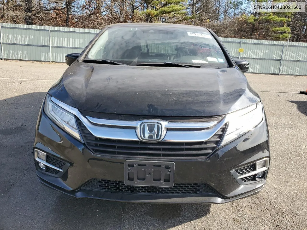 2018 Honda Odyssey Touring VIN: 5FNRL6H84JB021660 Lot: 80261474