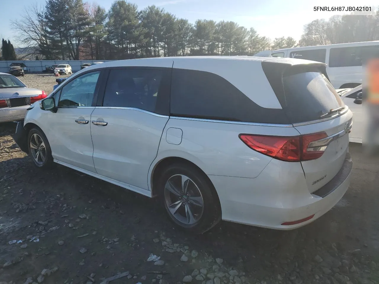 2018 Honda Odyssey Touring VIN: 5FNRL6H87JB042101 Lot: 80333734