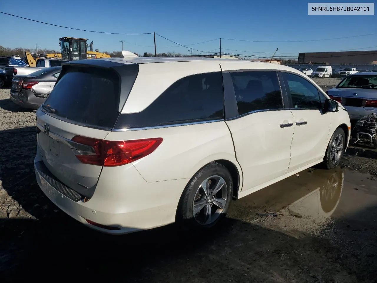 2018 Honda Odyssey Touring VIN: 5FNRL6H87JB042101 Lot: 80333734