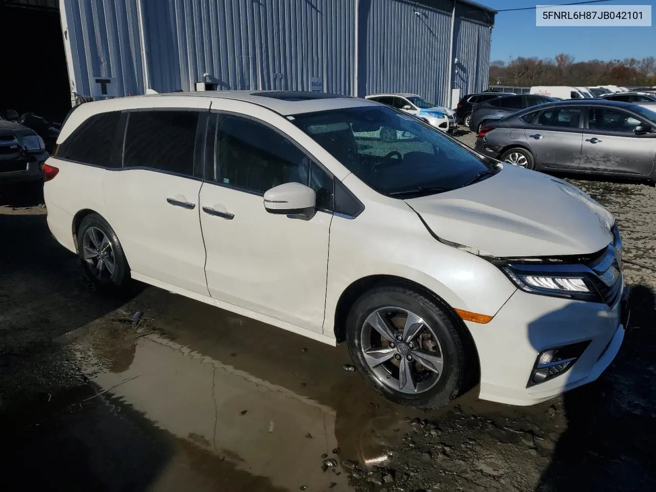 2018 Honda Odyssey Touring VIN: 5FNRL6H87JB042101 Lot: 80333734