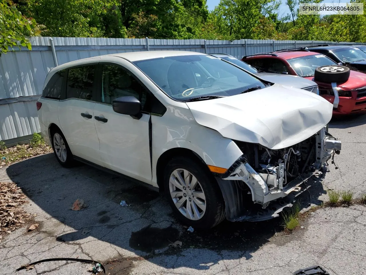 5FNRL6H23KB064805 2019 Honda Odyssey Lx