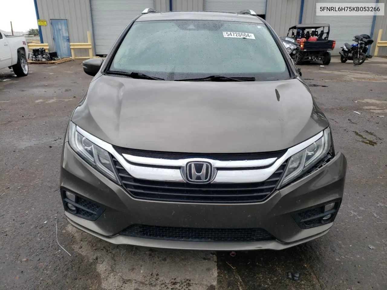 2019 Honda Odyssey Exl VIN: 5FNRL6H75KB053266 Lot: 54728604