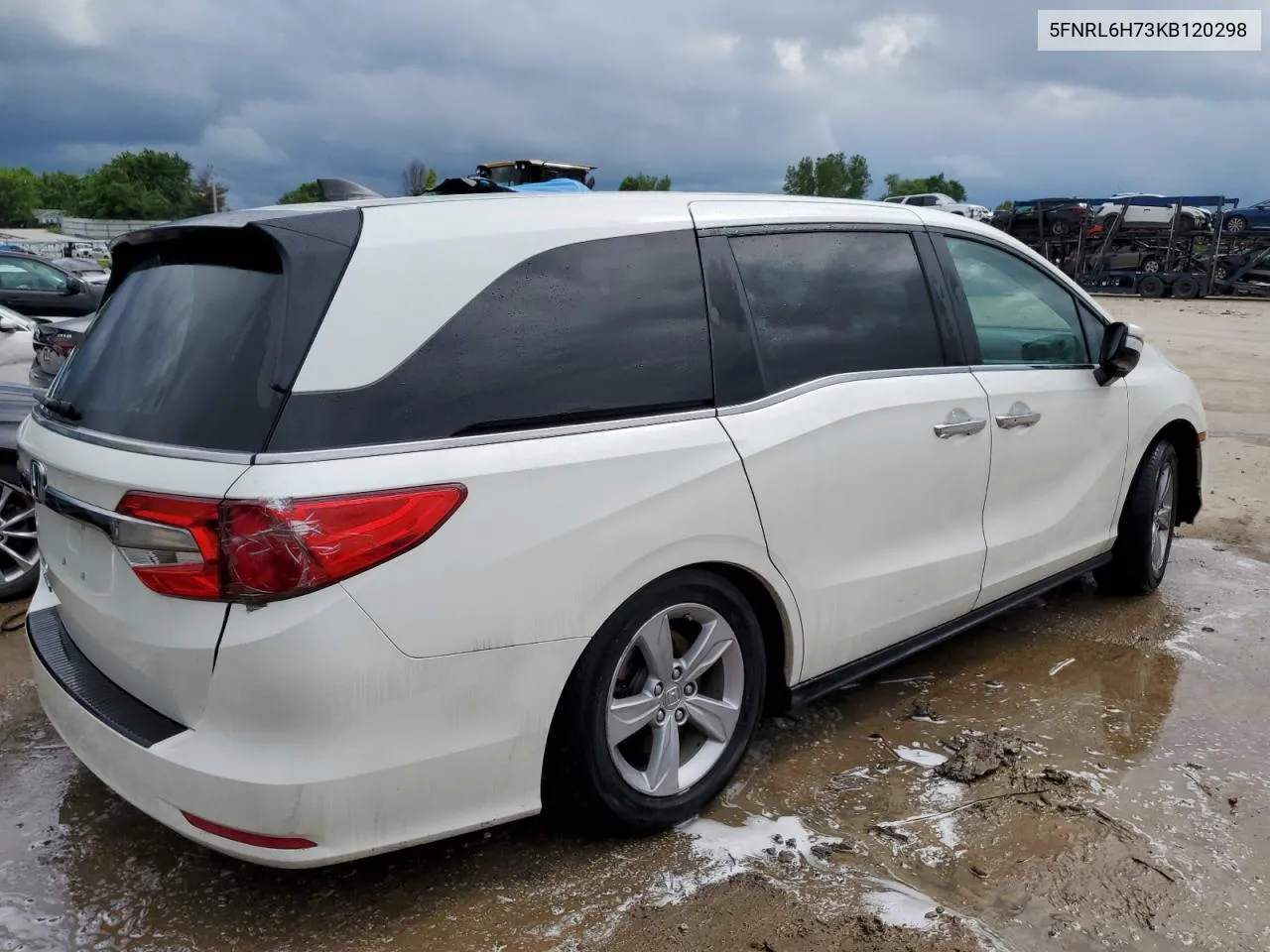 2019 Honda Odyssey Exl VIN: 5FNRL6H73KB120298 Lot: 55025144