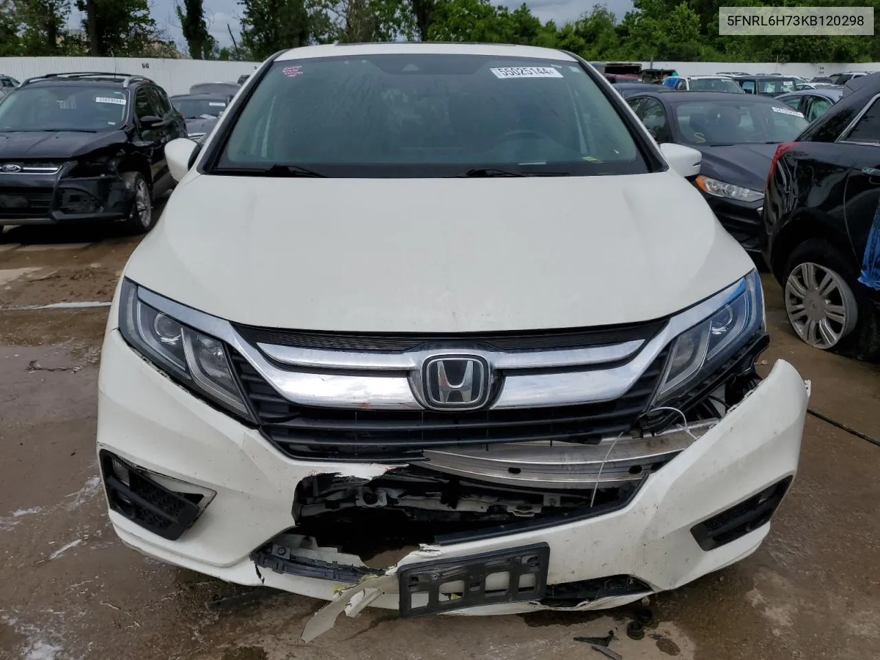 5FNRL6H73KB120298 2019 Honda Odyssey Exl