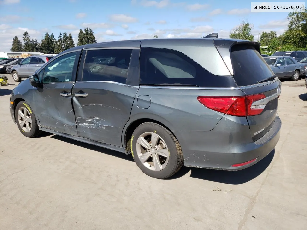 5FNRL6H5XKB076105 2019 Honda Odyssey Ex