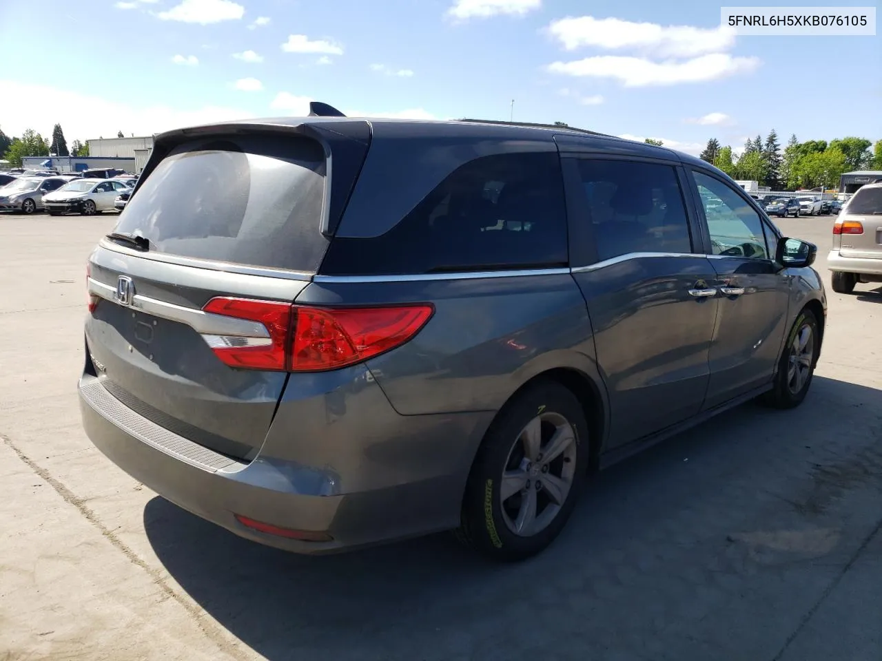 5FNRL6H5XKB076105 2019 Honda Odyssey Ex