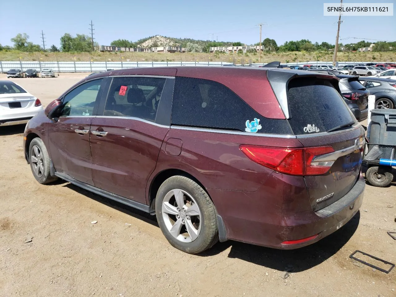 5FNRL6H75KB111621 2019 Honda Odyssey Exl