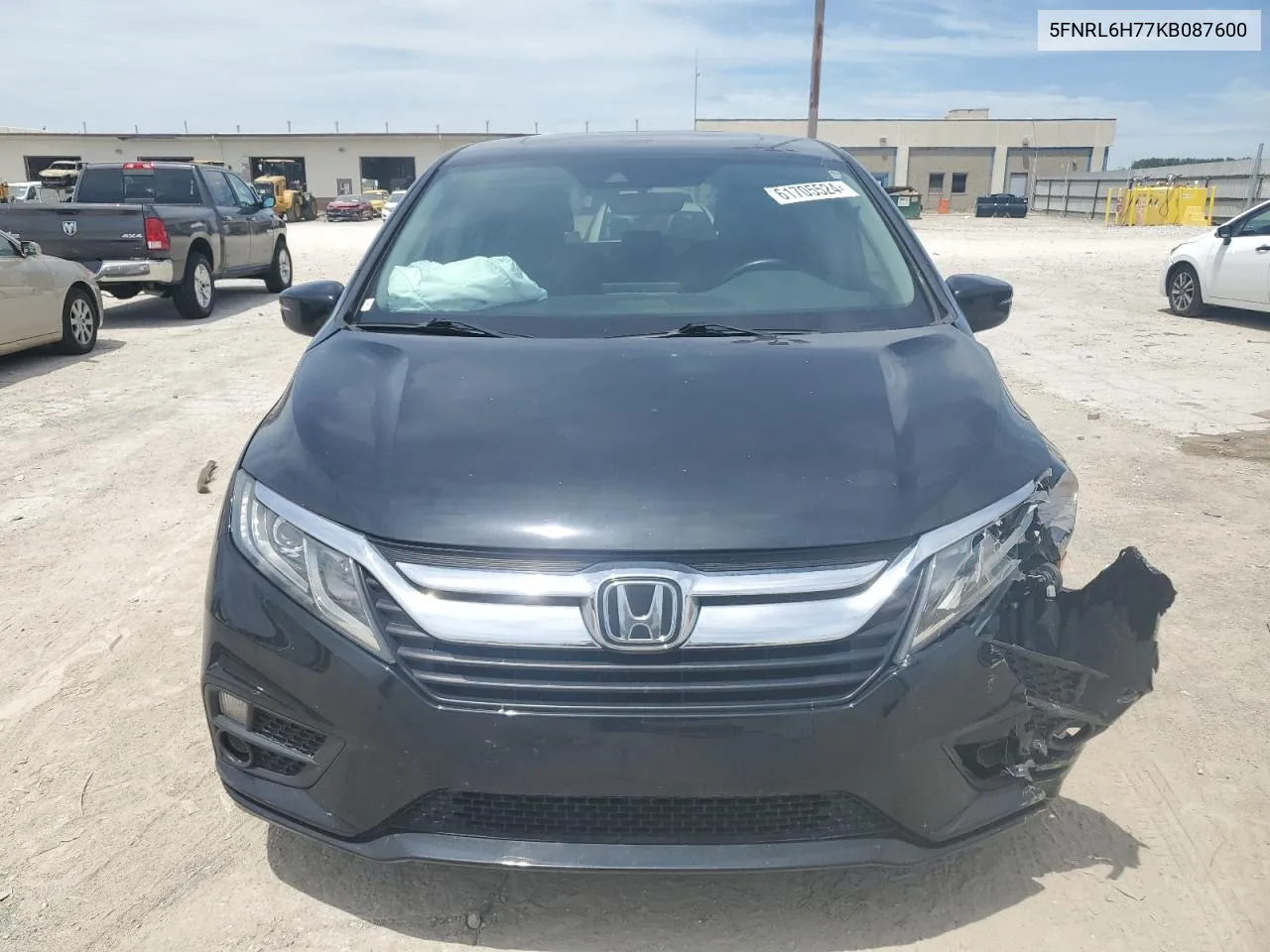 5FNRL6H77KB087600 2019 Honda Odyssey Exl