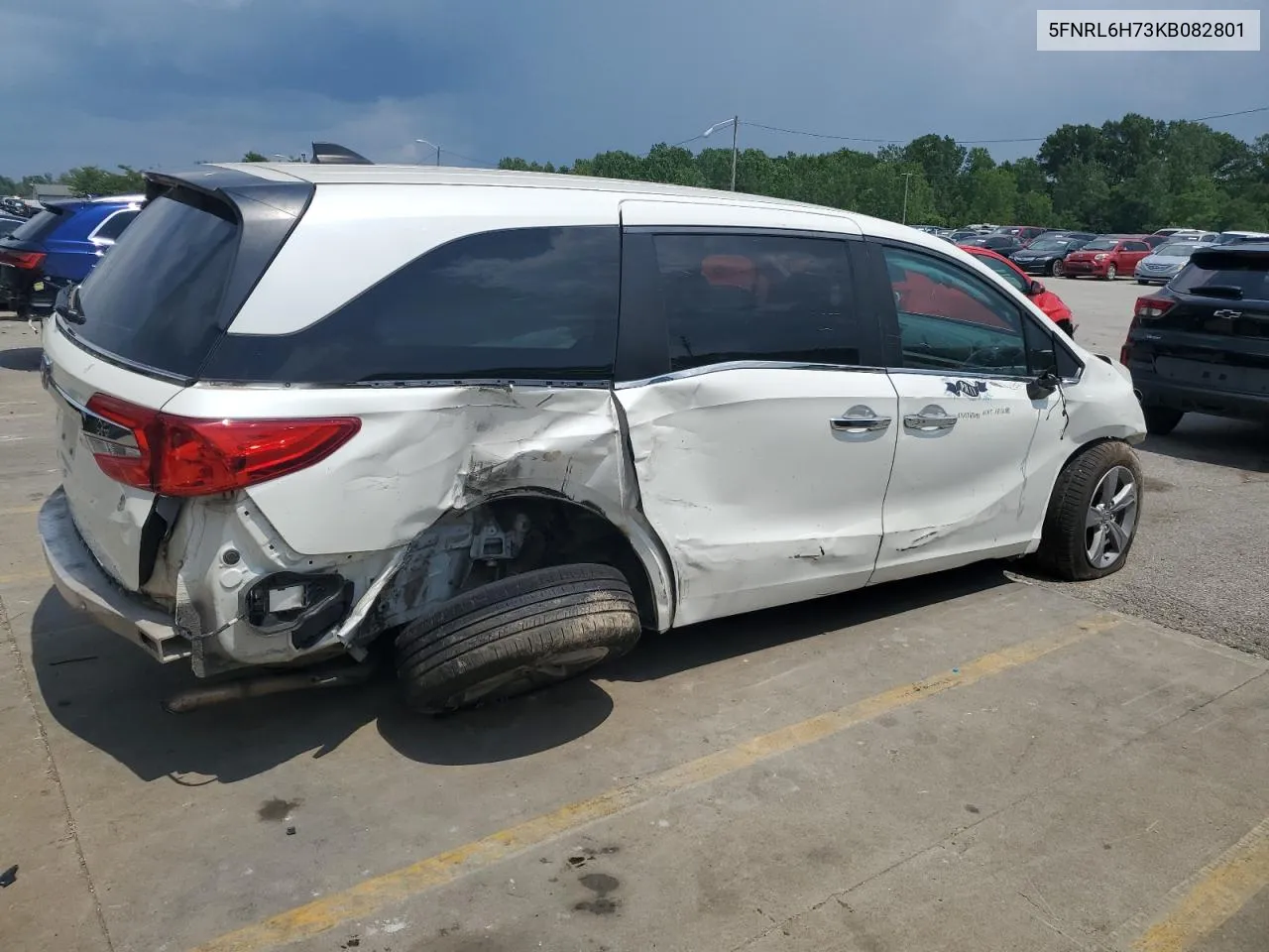 2019 Honda Odyssey Exl VIN: 5FNRL6H73KB082801 Lot: 63011784