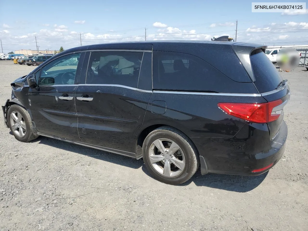 5FNRL6H74KB074125 2019 Honda Odyssey Exl