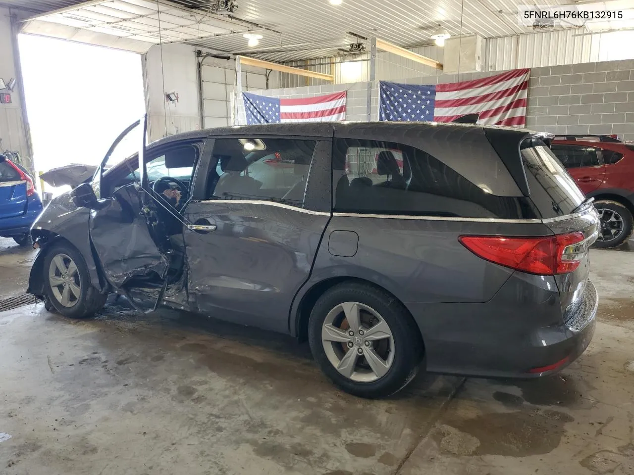 2019 Honda Odyssey Exl VIN: 5FNRL6H76KB132915 Lot: 67523044