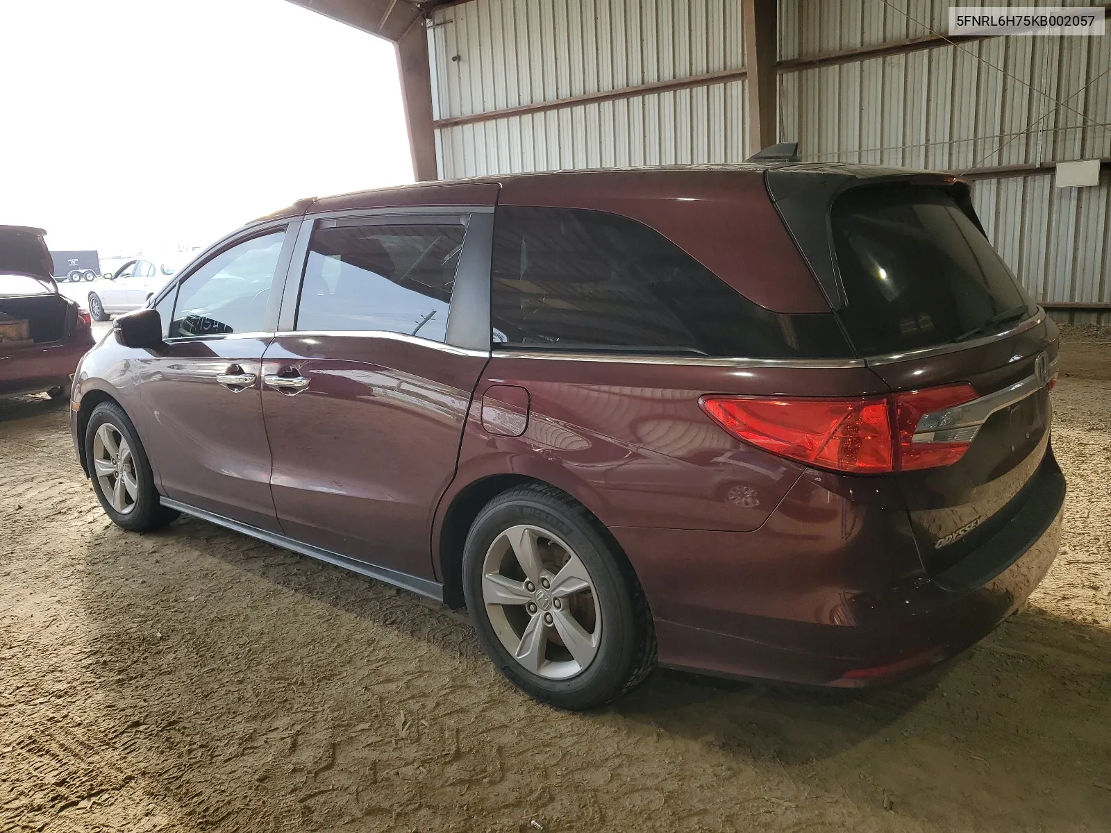 2019 Honda Odyssey Exl VIN: 5FNRL6H75KB002057 Lot: 67715474