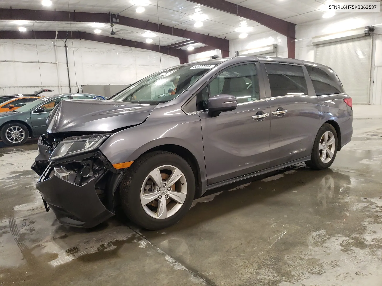 2019 Honda Odyssey Exl VIN: 5FNRL6H75KB063537 Lot: 68082804