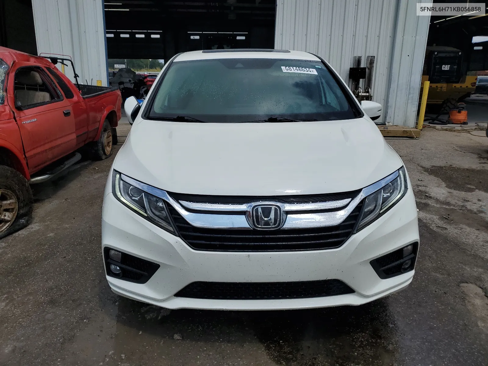 2019 Honda Odyssey Exl VIN: 5FNRL6H71KB056858 Lot: 68148634