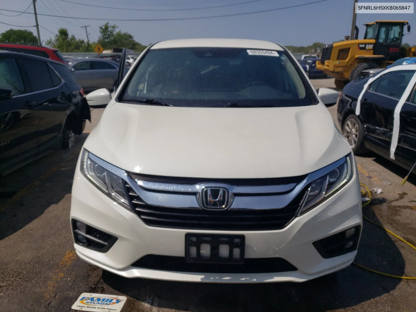 2019 Honda Odyssey Ex VIN: 5FNRL6H5XKB065847 Lot: 68355494