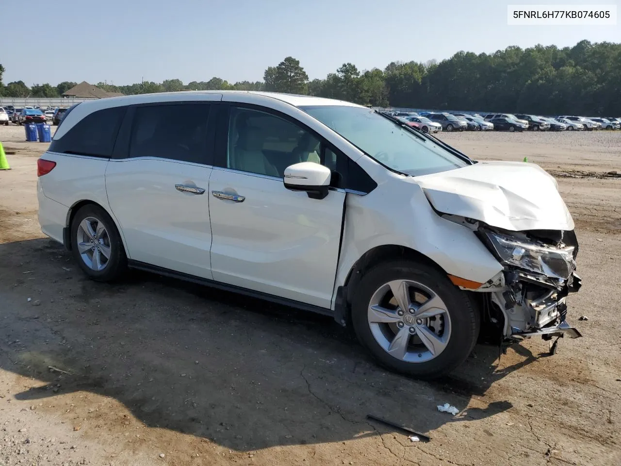 2019 Honda Odyssey Exl VIN: 5FNRL6H77KB074605 Lot: 68515784