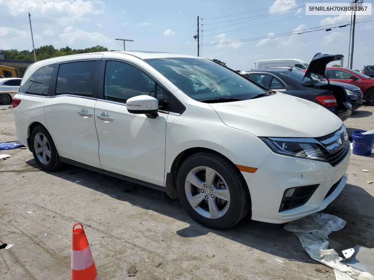 5FNRL6H70KB053367 2019 Honda Odyssey Exl