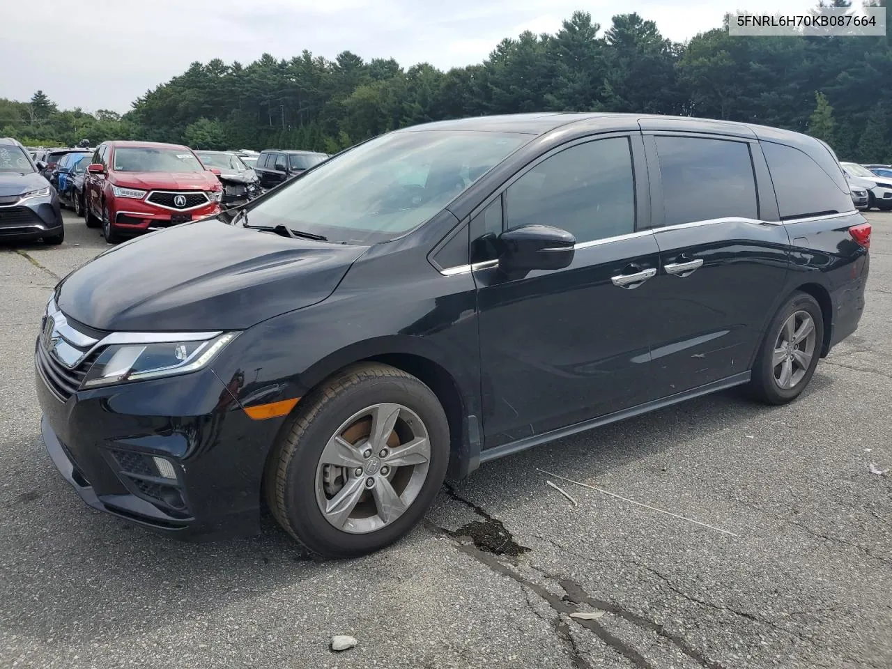 2019 Honda Odyssey Exl VIN: 5FNRL6H70KB087664 Lot: 69195204