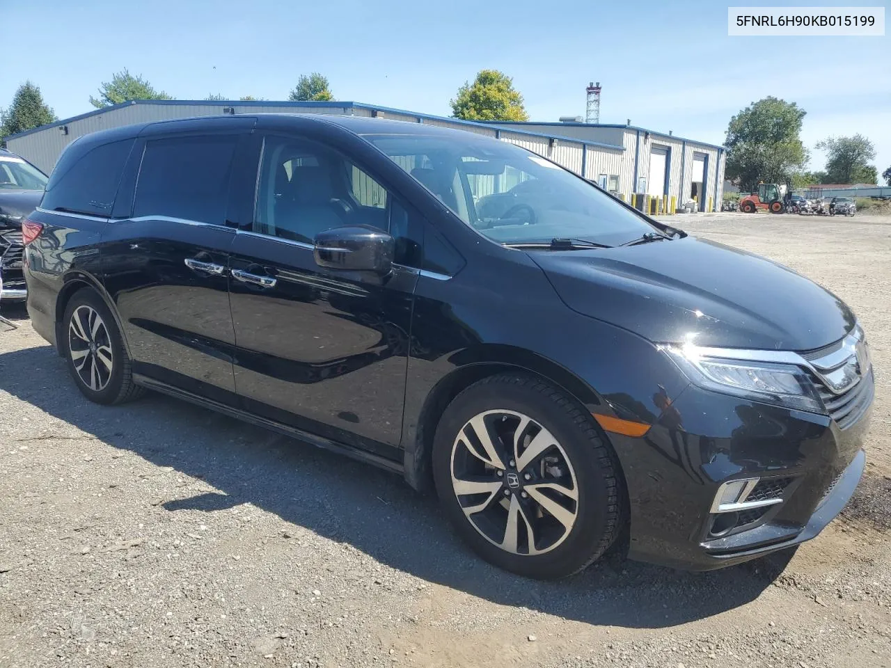 2019 Honda Odyssey Elite VIN: 5FNRL6H90KB015199 Lot: 69627294