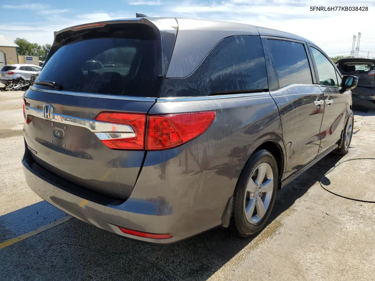 5FNRL6H77KB038428 2019 Honda Odyssey Exl