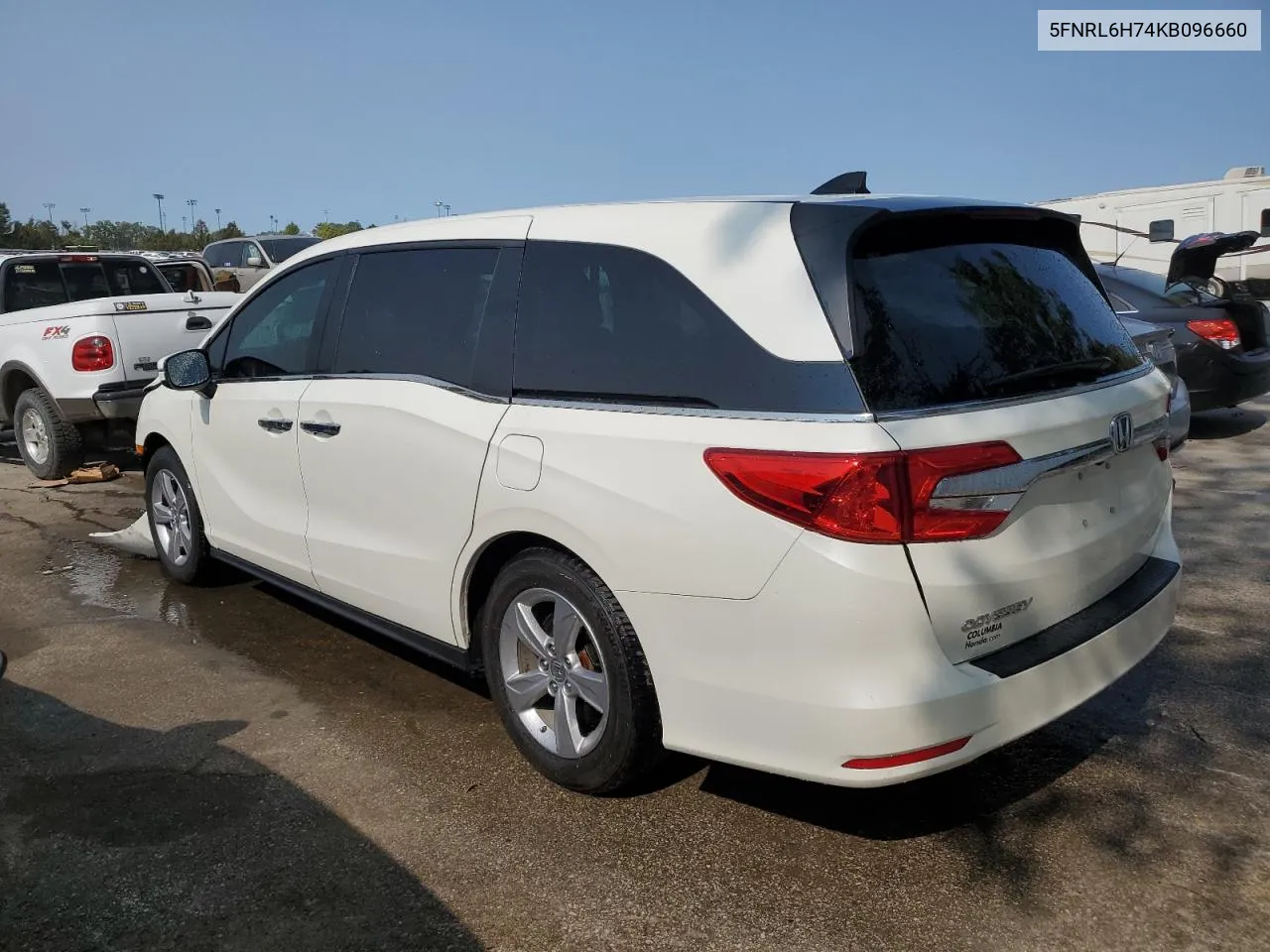 2019 Honda Odyssey Exl VIN: 5FNRL6H74KB096660 Lot: 69863514