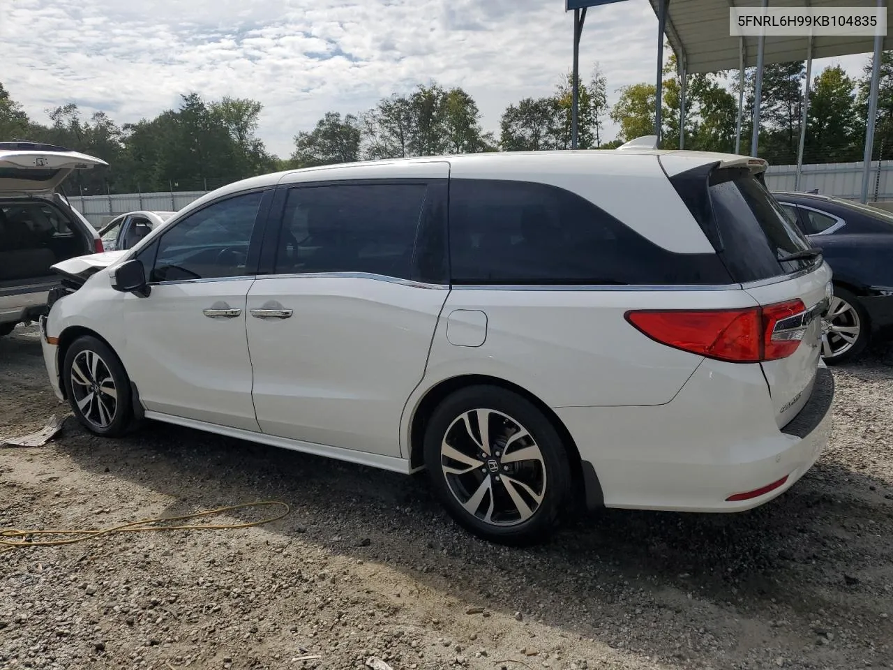 2019 Honda Odyssey Elite VIN: 5FNRL6H99KB104835 Lot: 70035464