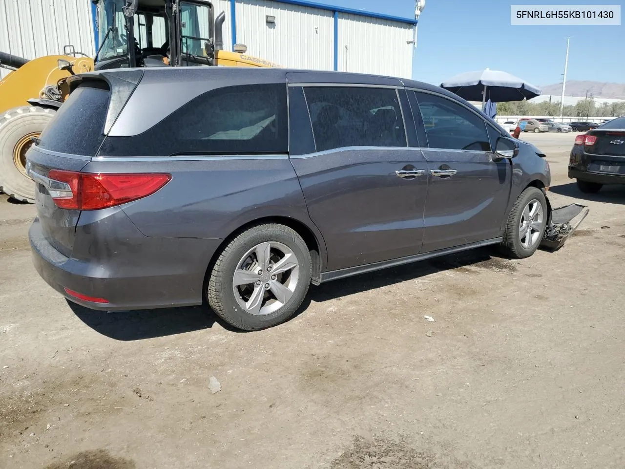 2019 Honda Odyssey Ex VIN: 5FNRL6H55KB101430 Lot: 70218424