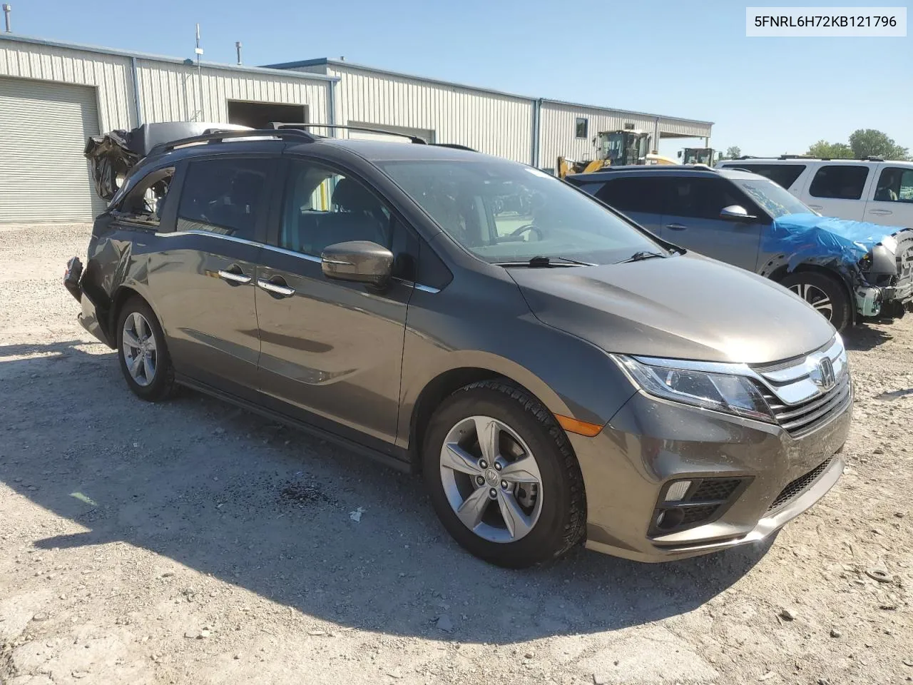 2019 Honda Odyssey Exl VIN: 5FNRL6H72KB121796 Lot: 70225614