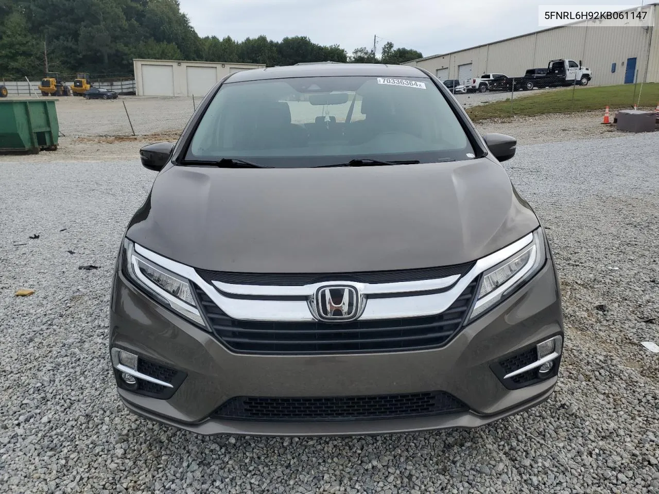 2019 Honda Odyssey Elite VIN: 5FNRL6H92KB061147 Lot: 70336364