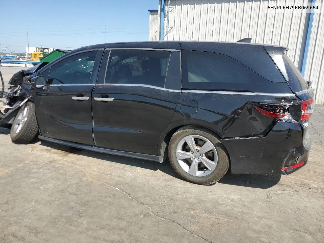 2019 Honda Odyssey Exl VIN: 5FNRL6H79KB069664 Lot: 70372354