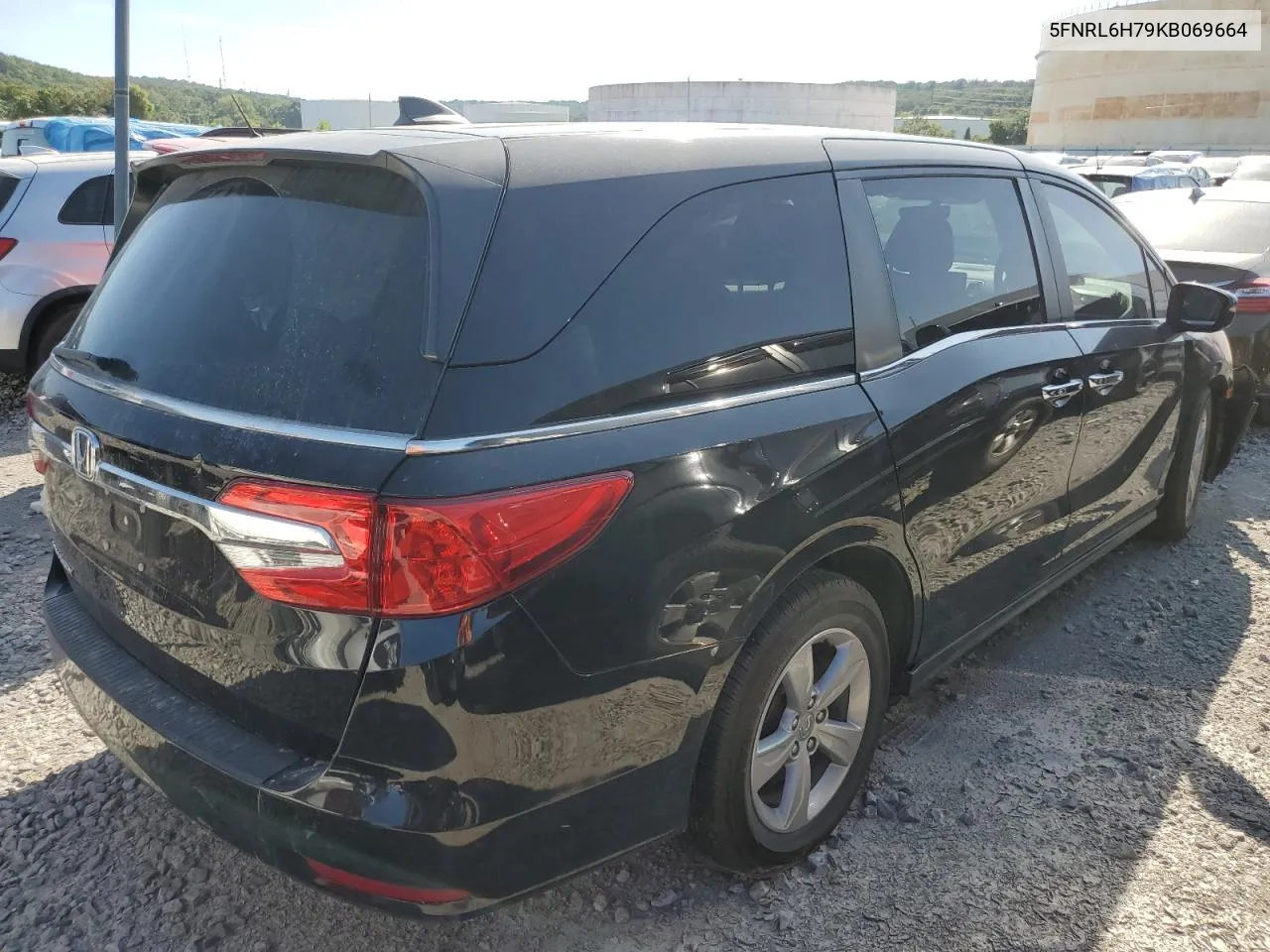 2019 Honda Odyssey Exl VIN: 5FNRL6H79KB069664 Lot: 70372354