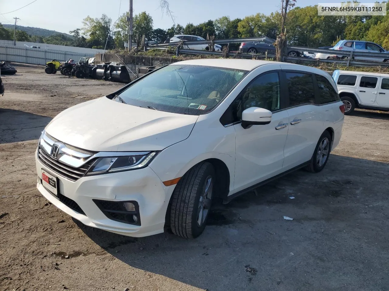 2019 Honda Odyssey Ex VIN: 5FNRL6H59KB111250 Lot: 70906804