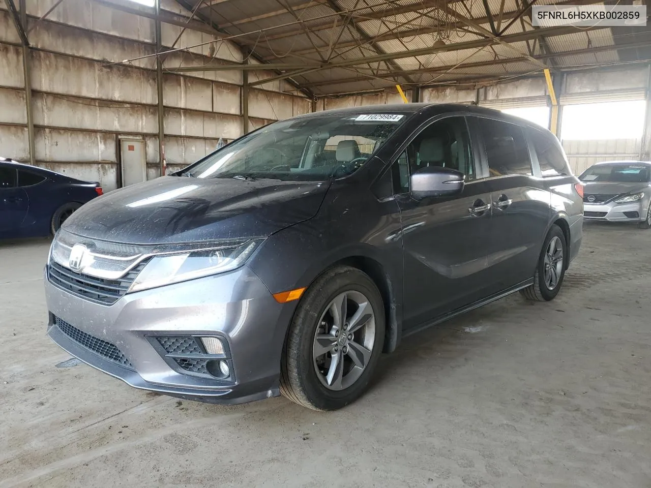 2019 Honda Odyssey Ex VIN: 5FNRL6H5XKB002859 Lot: 71029984