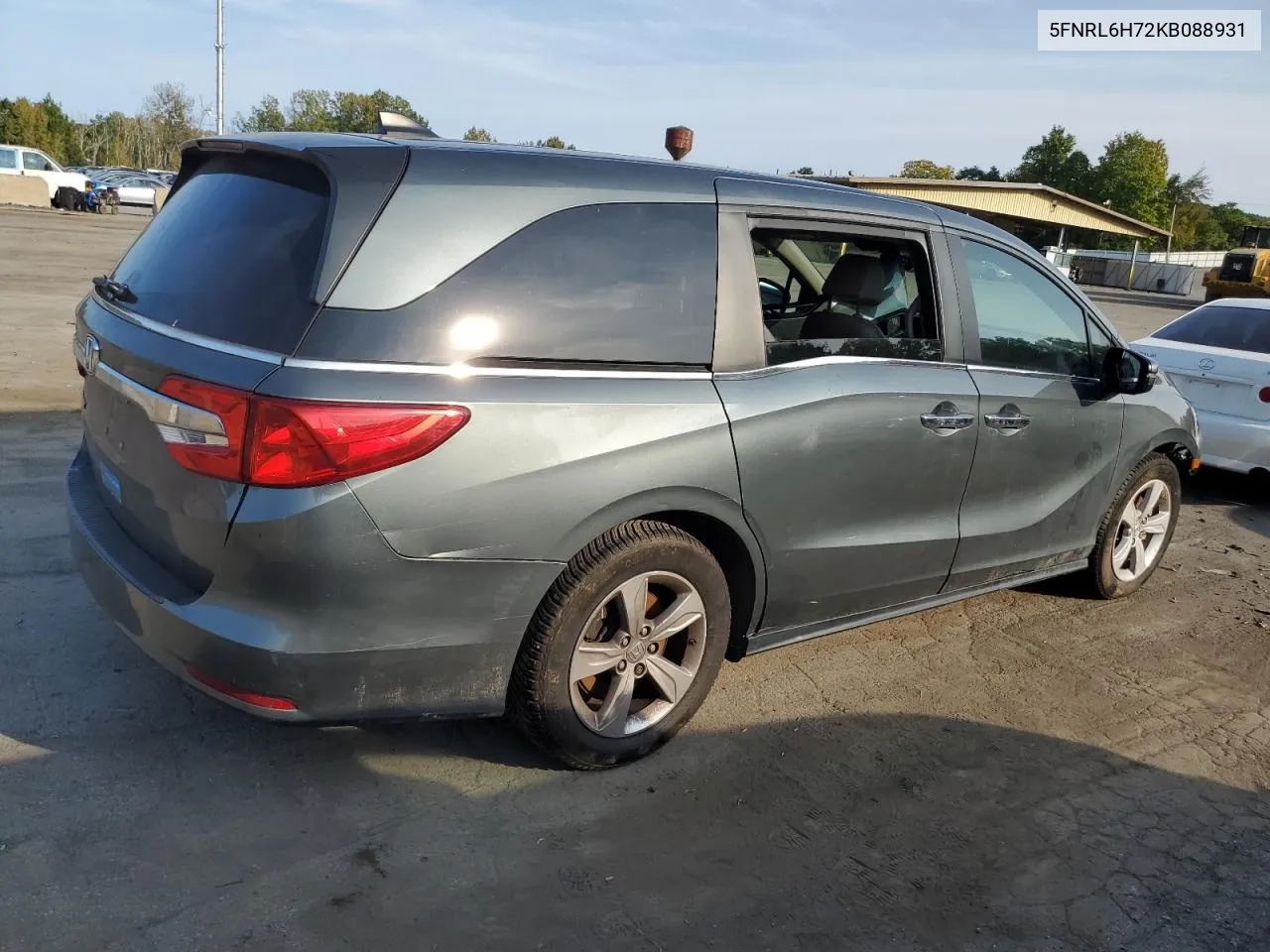 5FNRL6H72KB088931 2019 Honda Odyssey Exl