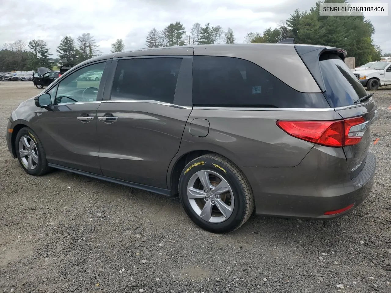 2019 Honda Odyssey Exl VIN: 5FNRL6H78KB108406 Lot: 71218354