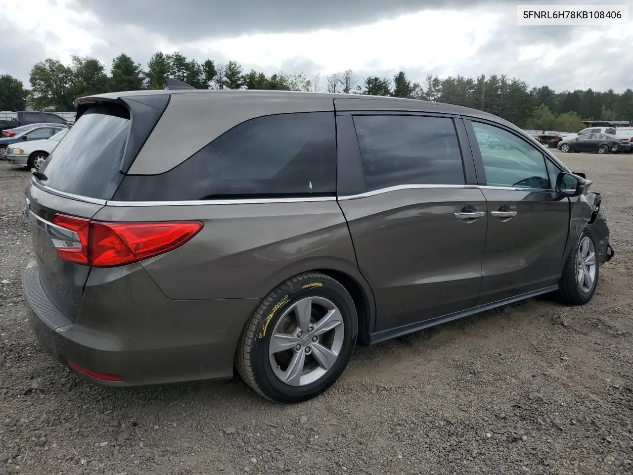 5FNRL6H78KB108406 2019 Honda Odyssey Exl