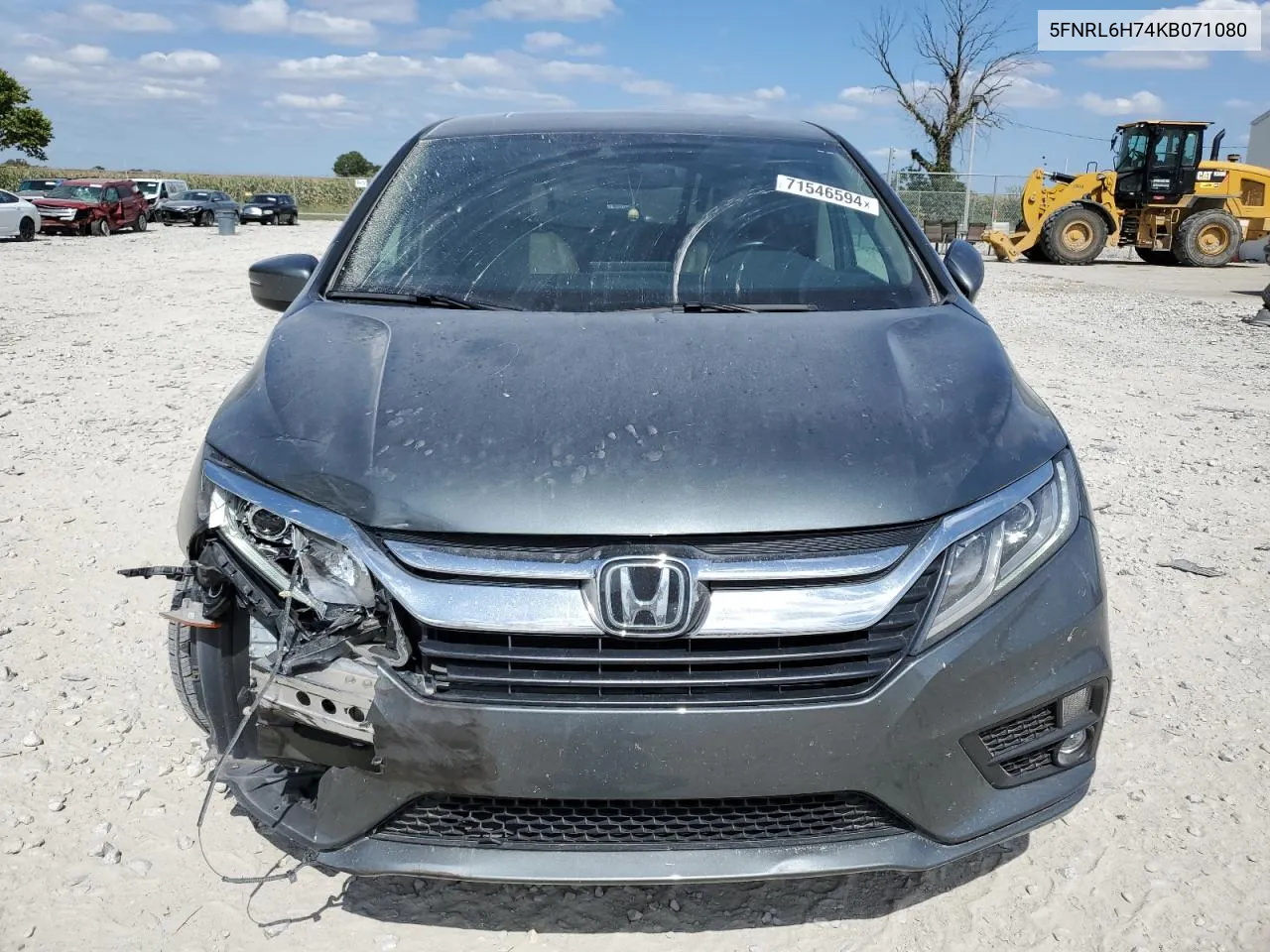 5FNRL6H74KB071080 2019 Honda Odyssey Exl