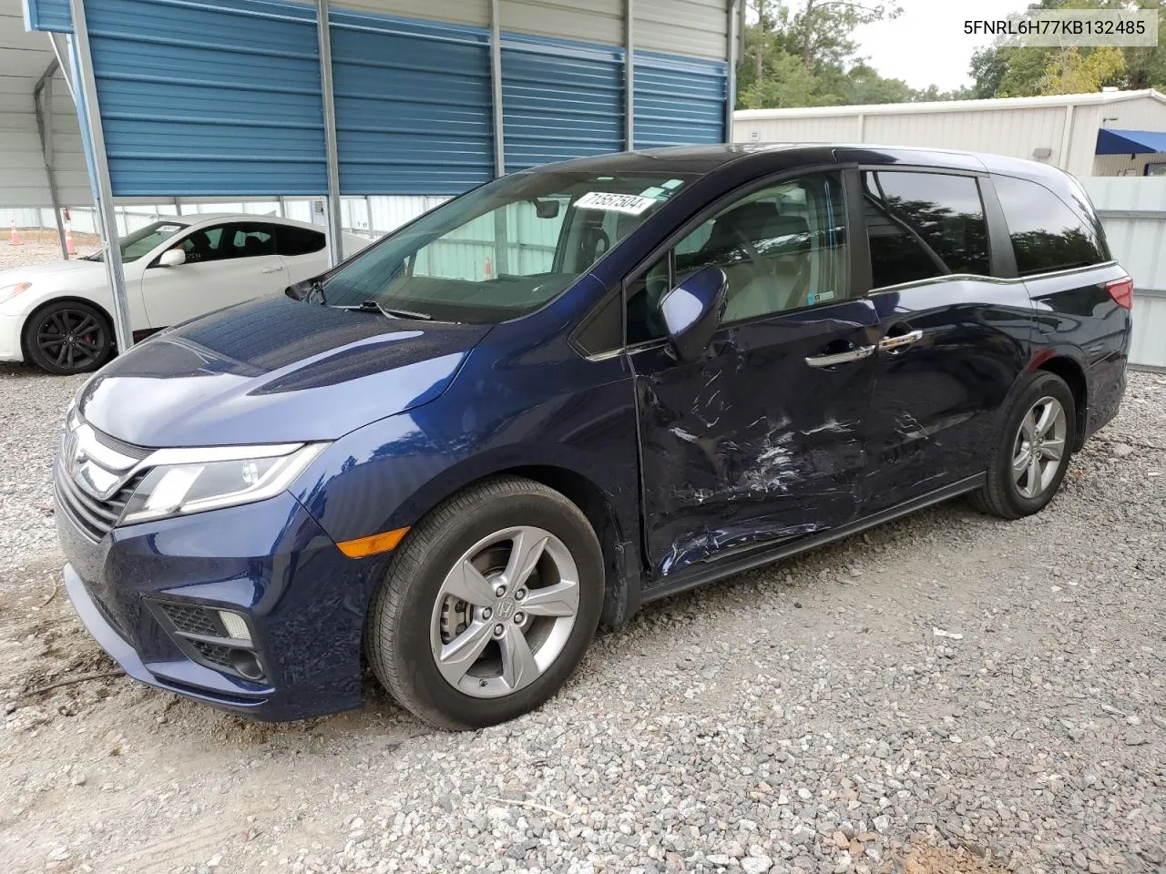 2019 Honda Odyssey Exl VIN: 5FNRL6H77KB132485 Lot: 71557504