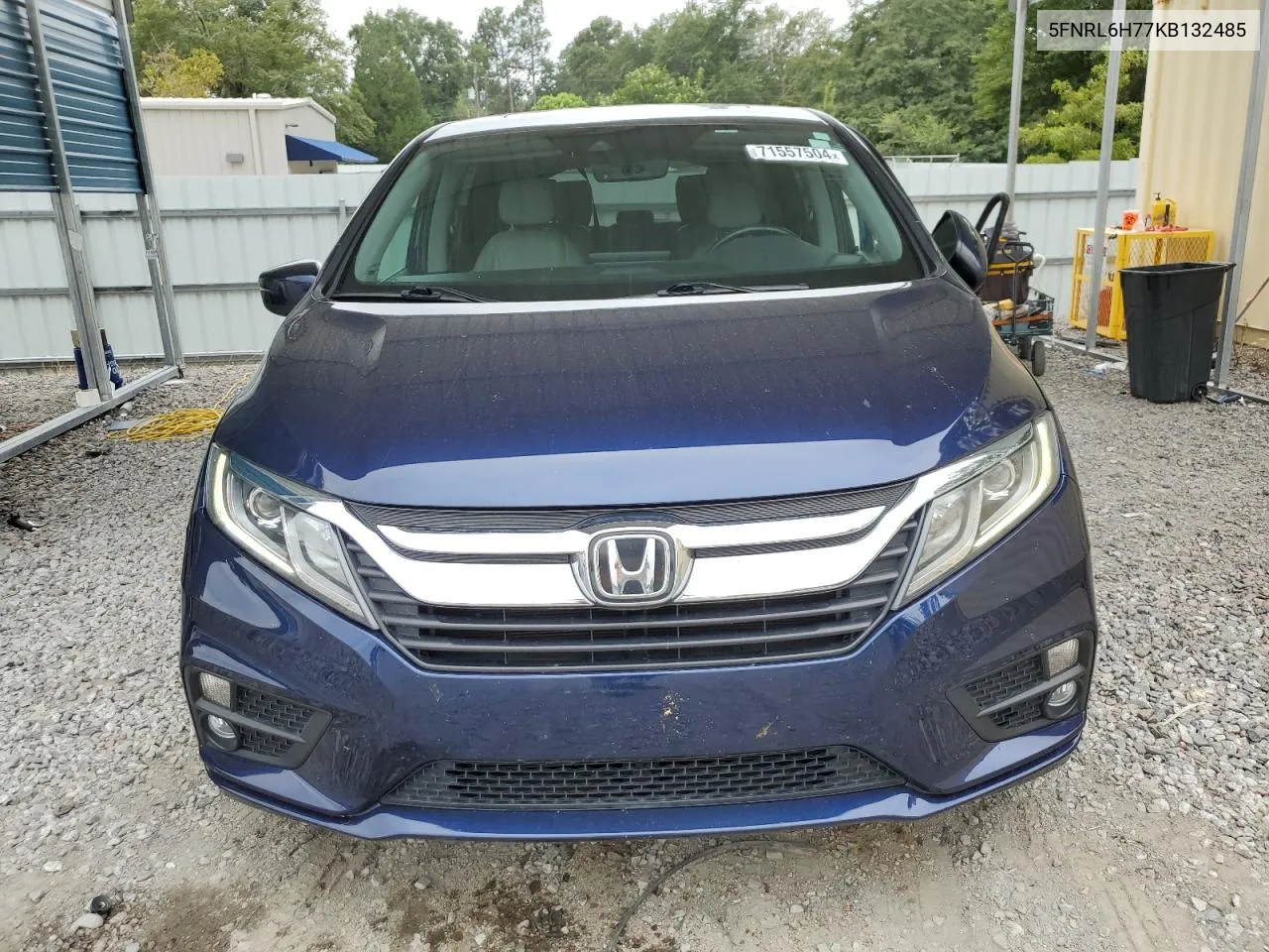 5FNRL6H77KB132485 2019 Honda Odyssey Exl