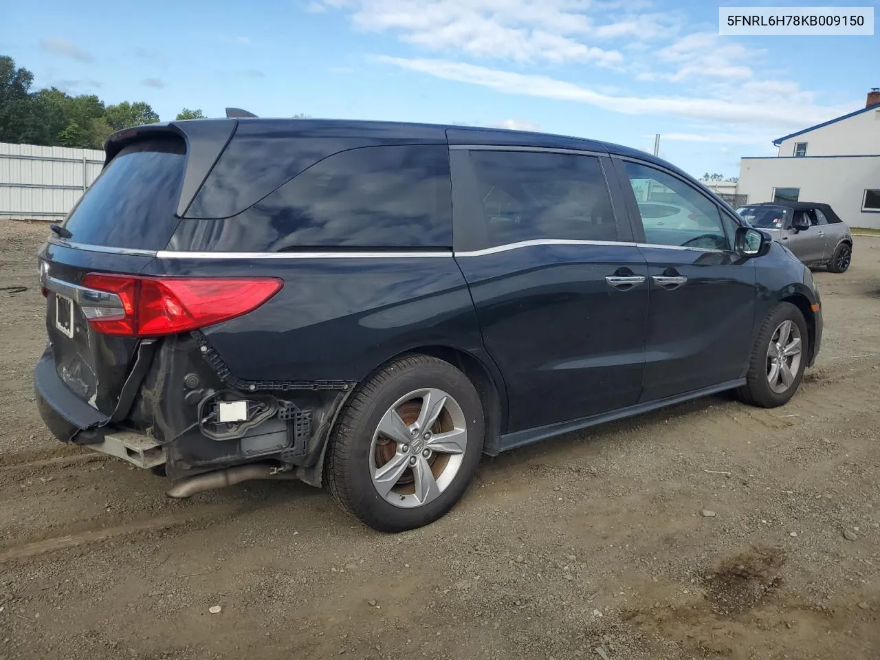 2019 Honda Odyssey Exl VIN: 5FNRL6H78KB009150 Lot: 71613974