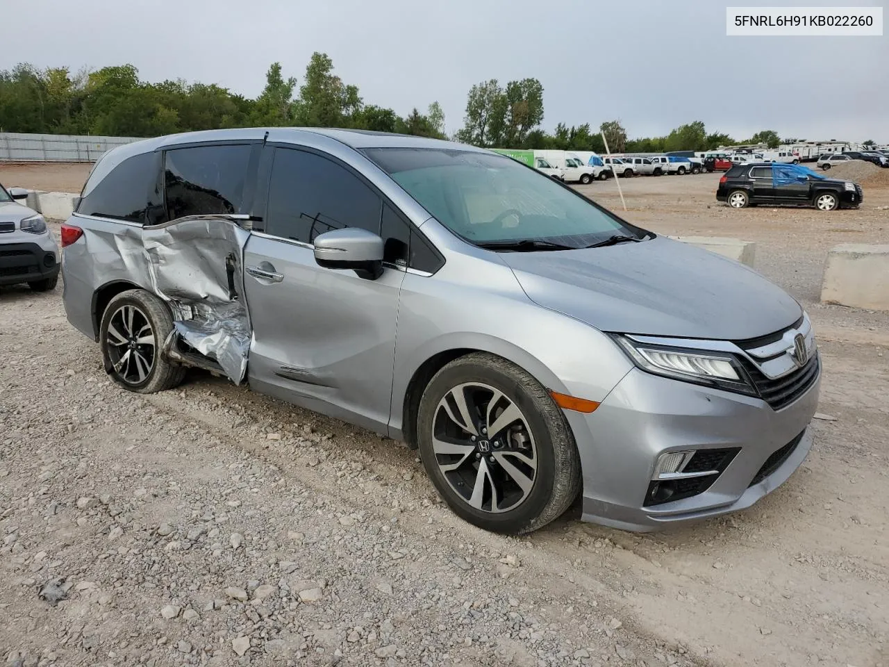 5FNRL6H91KB022260 2019 Honda Odyssey Elite