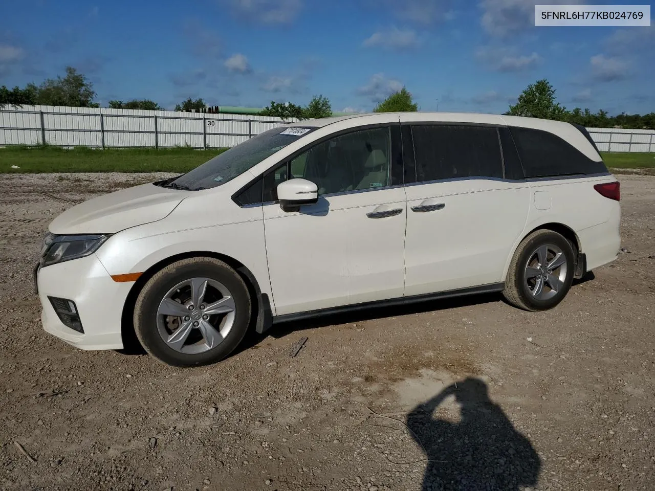 2019 Honda Odyssey Exl VIN: 5FNRL6H77KB024769 Lot: 71818934