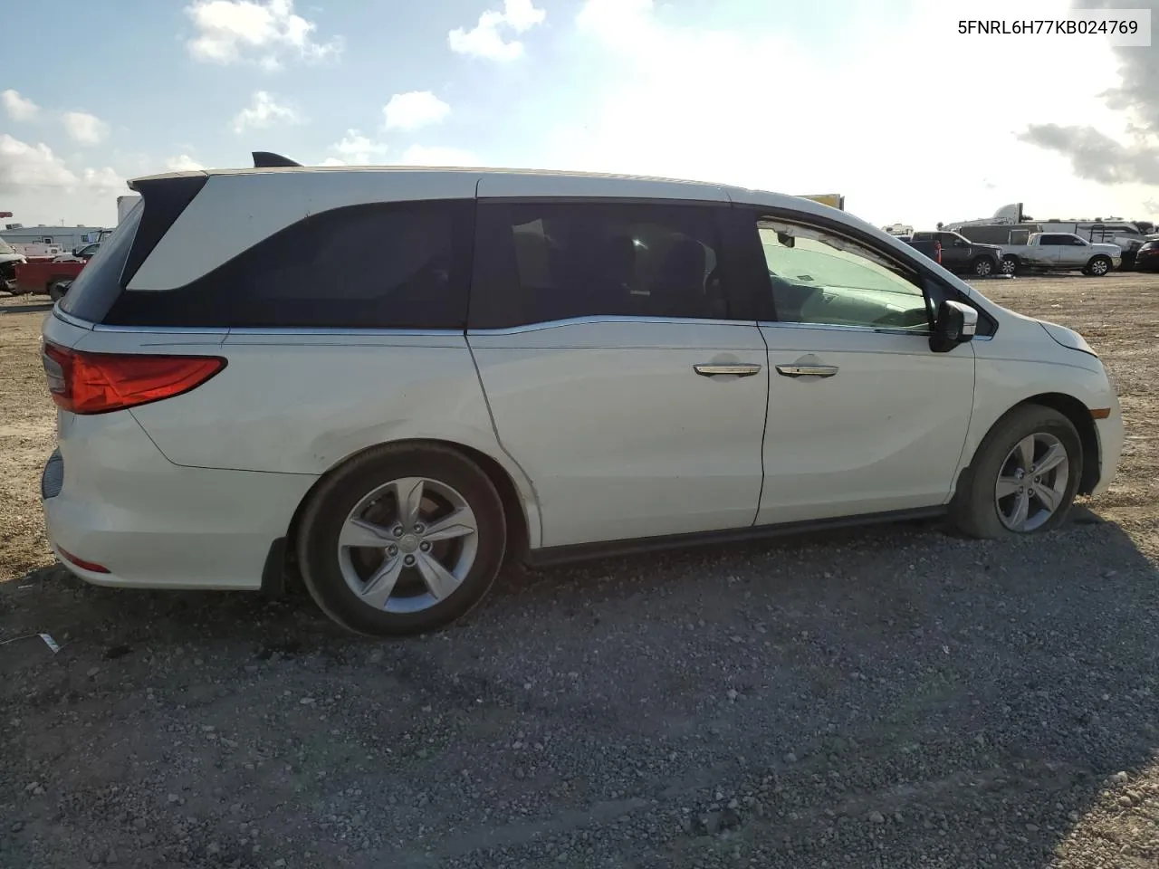 2019 Honda Odyssey Exl VIN: 5FNRL6H77KB024769 Lot: 71818934