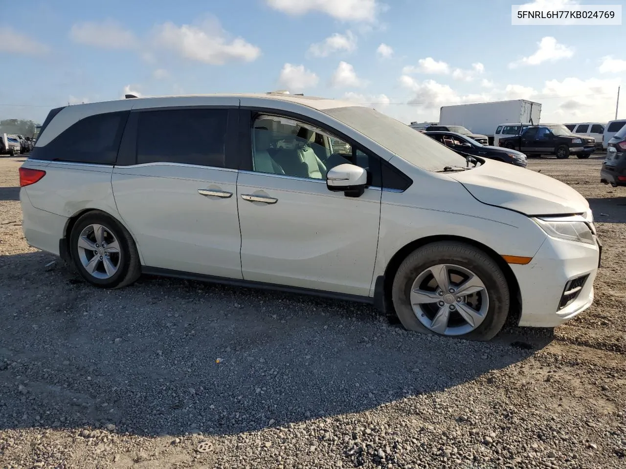 2019 Honda Odyssey Exl VIN: 5FNRL6H77KB024769 Lot: 71818934