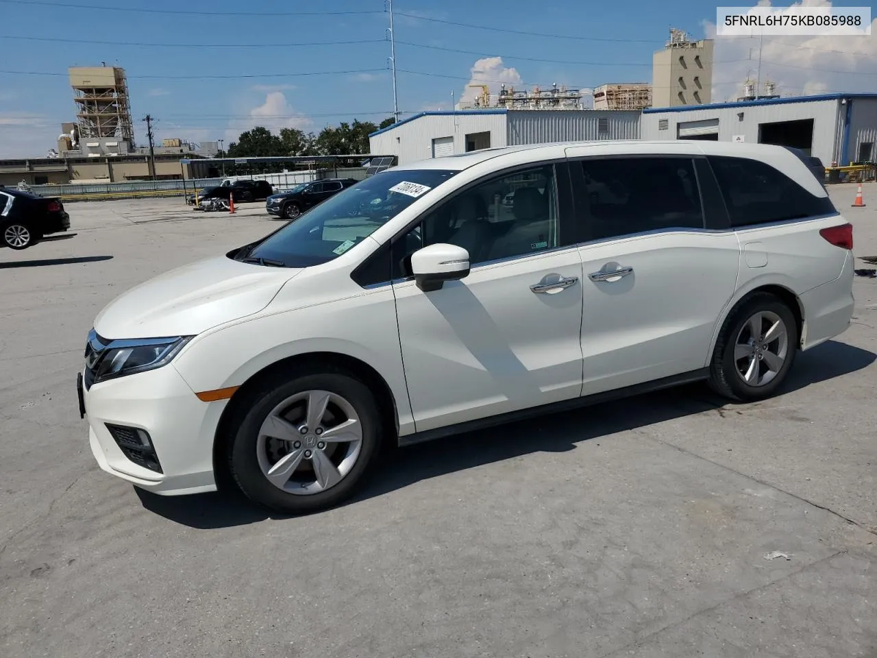 2019 Honda Odyssey Exl VIN: 5FNRL6H75KB085988 Lot: 72068134