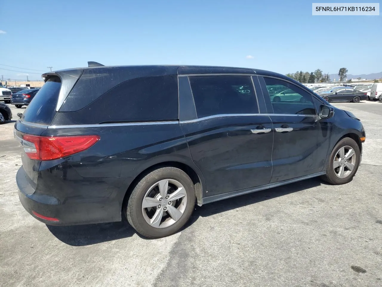 2019 Honda Odyssey Exl VIN: 5FNRL6H71KB116234 Lot: 72079724