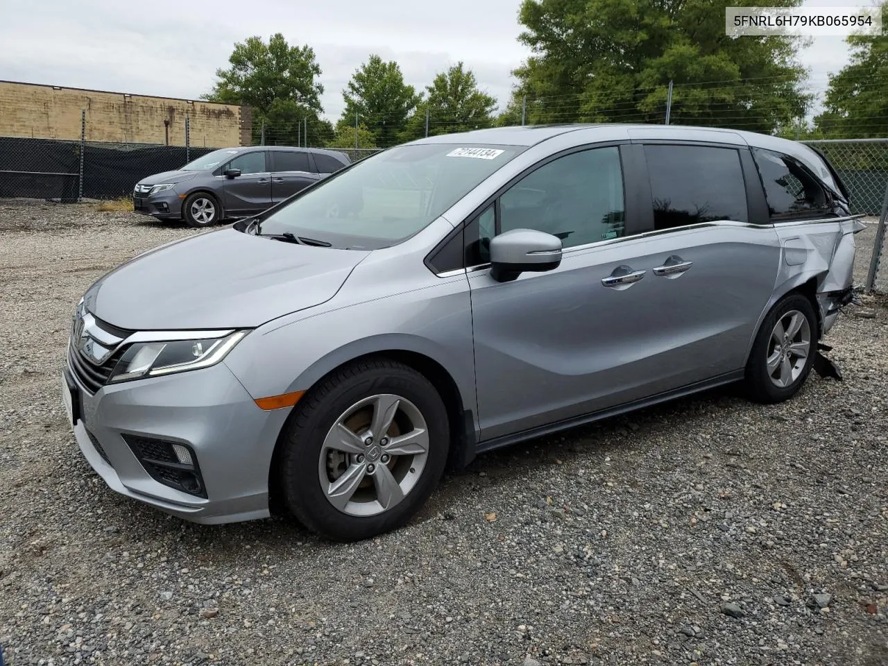 2019 Honda Odyssey Exl VIN: 5FNRL6H79KB065954 Lot: 72144134