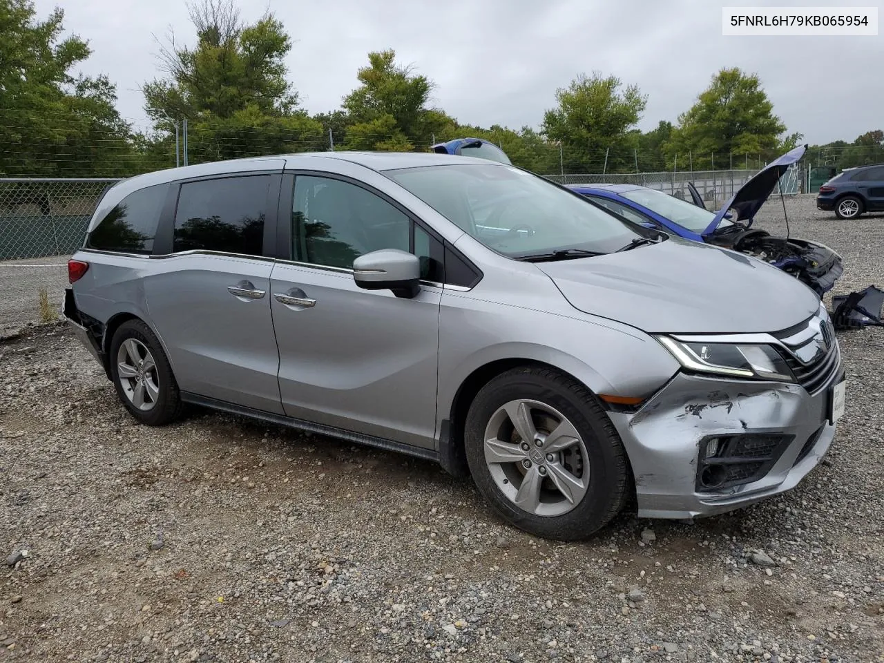 5FNRL6H79KB065954 2019 Honda Odyssey Exl